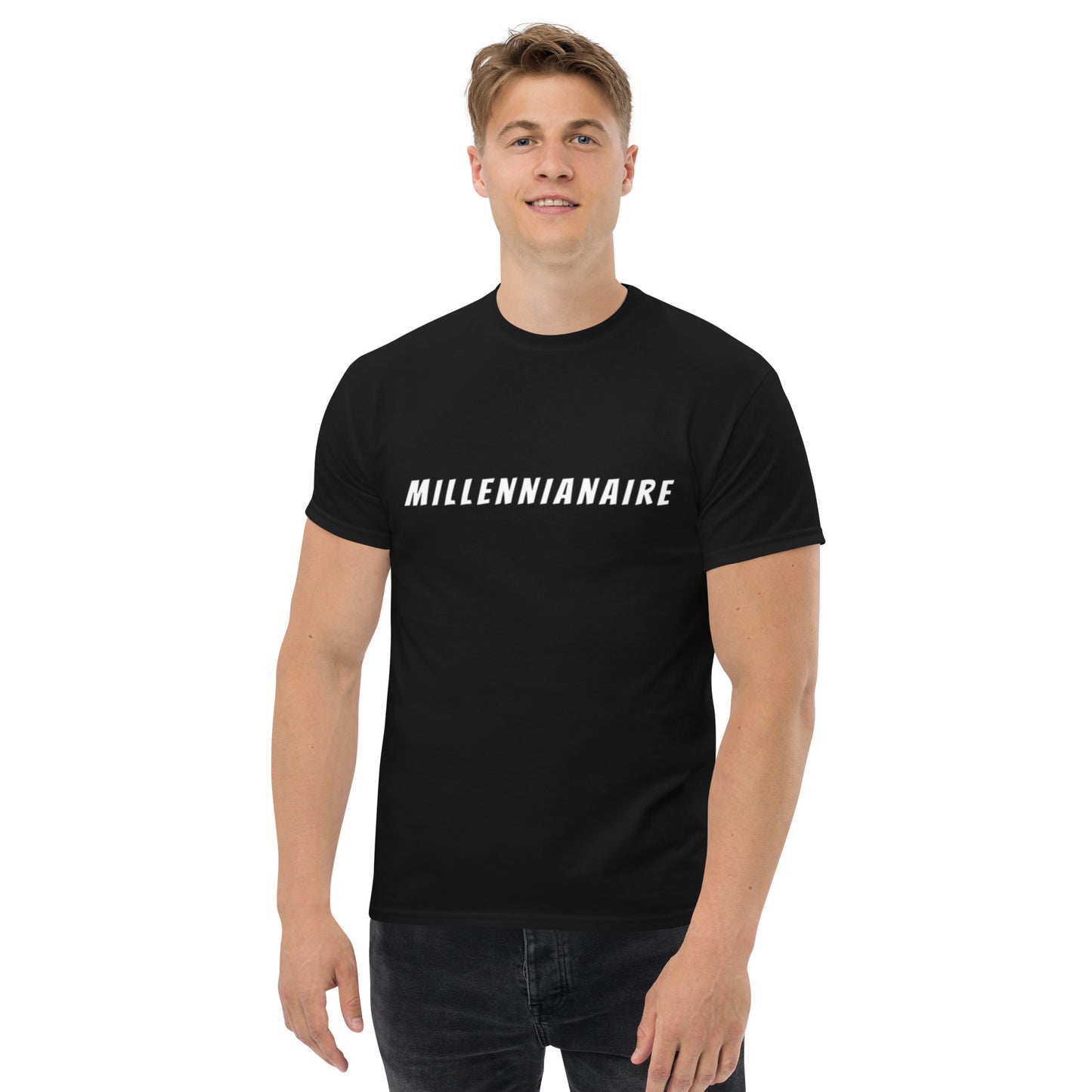 Millennianaire New, Fun Gift, Short Sleeve T-Shirt